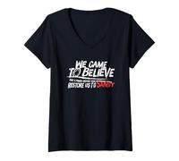 Womens Official Narcotics Anonymous: We Came to Believe - Sanity V-Neck T-Shirt