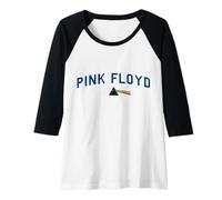 Womens Official Pink Floyd Dark Side College Prism Women Raglan Baseball Tee