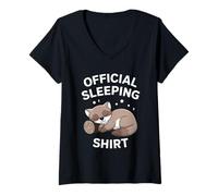 Womens Official Sleep Shirt V-Neck T-Shirt