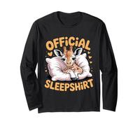 Womens Official Sleepshirt Cute Giraffe Pajama Nap Time Long Sleeve T-Shirt