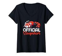 Womens Official Sleepshirt Red Panda Sleep Pajamas Nightwear Pride V-Neck T-Shirt