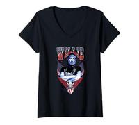 Womens Official Willie Nelson Eagle V-Neck T-Shirt