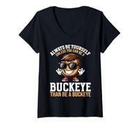 Women's Ohio Buckeye V-Neck T-Shirt