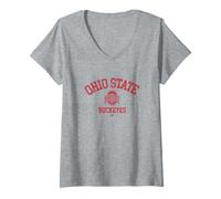 Women's Ohio State Primary Logo V-Neck T-Shirt