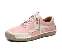Women's Oktoberfest Dirndl Shoes Flat Lightweight Trainers, pink, 8.5 UK