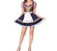 Women's Oktoberfest Outfit German Beer Bavarnian Dress Bavarian Costume Women Dirndl Dress Carnival Halloween Bar Waitress Cosplay Beer Maid Fancy Dresses Maid Costume for Halloween Carnival
