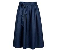 Womens Oktoberfest Outfits Belted Half Apron German Midi Dirndl Aprons with Bowknot Tie Traditional Costume Ladies Elegant Wrap Apron Adjustable Aprons for Beer Festival Party Cosplay Daily Wear