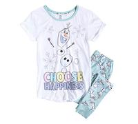 Womens Olaf Frozen Choose Happiness Disney Pyjamas Blue