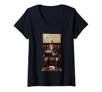 Women's Old Highlander Savouring A Dram V-Neck T-Shirt