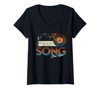 Women's Old Songs, New Love V-Neck T-Shirt