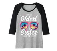 Womens Oldest Siblings Matching I Am The Oldest I Make The Rules Raglan Baseball Tee