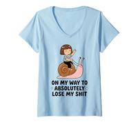 Women's On My Way to Absolutely Lose My Shit Meme Tee V-Neck T-Shirt