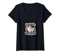 Women's Once Upon a Time There was a Girl Who Loved Wolves V-Neck T-Shirt