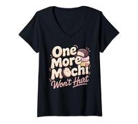 Women's One More Mochi Won't Hurt V-Neck T-Shirt