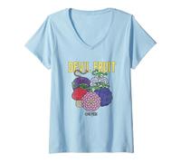 Women's One Piece Devil Fruit Market V-Neck T-Shirt