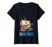 Women's One Piece Going Merry Doodles V-Neck T-Shirt