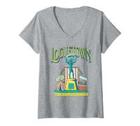 Women's One Piece Loguetown Market V-Neck T-Shirt
