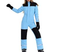 Womens One-Piece Snow Suit Snowboard Ski Jacket Jumpsuit Overalls Waterproof Outdoor Sports Outfits Clothes Softshell Coat Jacket Outdoor Skiing Snowboarding Coat Jumpsuit