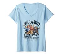 Women's One Piece Straw Hat Crew Dead Or Alive V-Neck T-Shirt