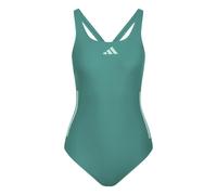 Adidas 3 Stripes C-back Swimsuit Green 36 Woman