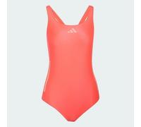 Women's one-piece swimsuit with a back cutout adidas 3-Stripes 44