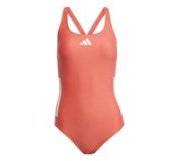 Women's one-piece swimsuit with a back cutout adidas 3-Stripes 40