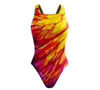 Women's One Piece Swimsuits Gradient Print Modest Swimwear Retro Vintage Padded Push Up Bathing Suits Ladies Sports Surfing Swimsuit Wide Straps Tummy Control Swimming Costume Shaping Swimwear