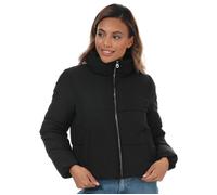 Women's Only Dolly Short Full Zip Puffer Jacket in Black