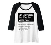 Womens Only Here for The East Wind Seat Definition Raglan Baseball Tee