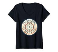 Women's Only Here for The East Wind Seat Mahjong V-Neck T-Shirt