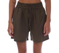 Women's Only Tizana String Cotton Shorts in Green