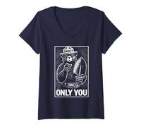 Womens Only You Classic Smokey Bear Pointing WPA Style V-Neck T-Shirt