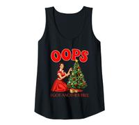 Womens Oops I Got Another Tree Christmas Humor offering Idea Tank Top