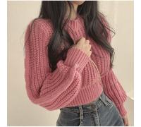 Womens Open Front Cardigan Lightweight Summer Knit(Pink One Size)