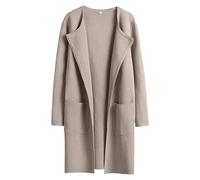 Women's Open Front Knit Lightweight Cardigan Winter Casual Long Coatigan Sweater Lady Jacket Coat Fall Outerwear