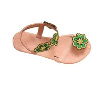 Women's Open Toe Flat Thong Sandals,Floral Embroidery Sequin Decor Sandals with Clear Transparent Strap,Anti-Resistant Open Toe Shoes,Elastic Ankle Strap Summer Shoes for Beach Holiday Casual Walking