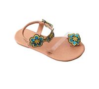 Women's Open Toe Flat Thong Sandals,Floral Embroidery Sequin Decor Sandals with Clear Transparent Strap,Anti-Resistant Open Toe Shoes,Elastic Ankle Strap Summer Shoes for Beach Holiday Casual Walking