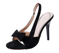 Womens Open Toe Stiletto Dress Sandals, Womens Wide Fit Bow Strap Wedge Sandals, Strap Light Walking Slippers, Comfortable Non-Slip Quick-Drying Beach Shoes for Wedding Ceremony Bridal Party