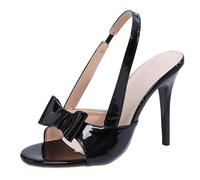 Womens Open Toe Stiletto Dress Sandals, Womens Wide Fit Bow Strap Wedge Sandals, Strap Light Walking Slippers, Comfortable Non-Slip Quick-Drying Beach Shoes for Wedding Ceremony Bridal Party