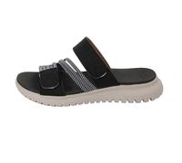 Women's Open Toe Summer New Casual Fashion Fish Mouth in The Heel Thick Bottom Slope with Slippers Womens Wool Slippers 8 (Black, 5.5)