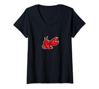 Women's OpenClaw Lobster V-Neck T-Shirt
