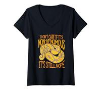 Womens Ophidiophobia Ophiophobia Fear of Snakes V-Neck T-Shirt