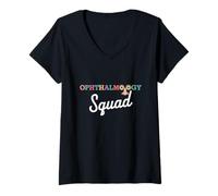 Womens Ophthalmology Squad Ophthalmology Technician Ophthalmologist V-Neck T-Shirt