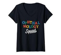 Womens Ophthalmology Squad Ophthalmology Technician Ophthalmologist V-Neck T-Shirt