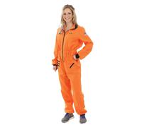 Women's Orange Astronaut Costume