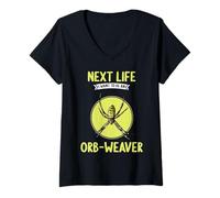 Womens Orb-Weavers Next Life i Want to be an Orb-Weaver V-Neck T-Shirt