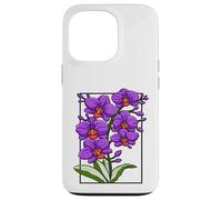 Womens Orchid Flower Gardening Botanical Floral Graphics Case for iPhone 13 Pro