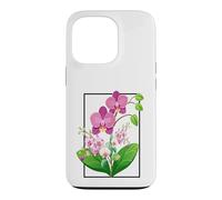Womens Orchid Flower Gardening Botanical Floral Graphics Case for iPhone 13 Pro
