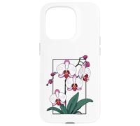 Womens Orchid Flower Gardening Botanical Floral Graphics Case for iPhone 15 Pro