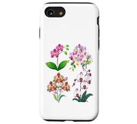 Womens Orchid Flower Gardening Botanical Floral Graphics Case for iPhone SE (2020) / 7/8